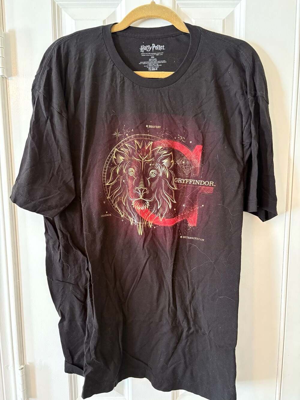 Harry Potter Gryffindor Celestial Lion T-Shirt Size 2XL Lootcrate exclusive